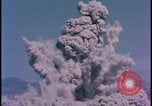 Image of underground atom bomb testing dust cloud Nevada United States USA , 1958, second 44 stock footage video 65675078695