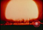 Image of atom bomb fireball structure formation Bikini Atoll Marshall Islands, 1958, second 13 stock footage video 65675078696