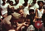 Image of fallout victims examined Bikini Atoll Marshall Islands, 1954, second 18 stock footage video 65675078698