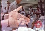 Image of fallout victims examined Bikini Atoll Marshall Islands, 1954, second 34 stock footage video 65675078698