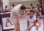 Image of fallout victims examined Bikini Atoll Marshall Islands, 1954, second 38 stock footage video 65675078698