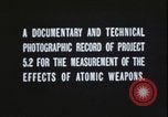 Image of nuclear test Nevada USA, 1953, second 33 stock footage video 65675078726