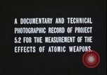 Image of nuclear test Nevada USA, 1953, second 34 stock footage video 65675078726