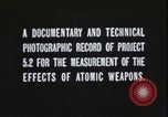 Image of nuclear test Nevada USA, 1953, second 37 stock footage video 65675078726