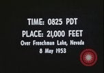 Image of nuclear test Nevada USA, 1953, second 38 stock footage video 65675078726