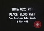Image of nuclear test Nevada USA, 1953, second 42 stock footage video 65675078726