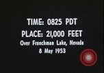 Image of nuclear test Nevada USA, 1953, second 44 stock footage video 65675078726