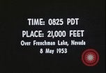 Image of nuclear test Nevada USA, 1953, second 45 stock footage video 65675078726