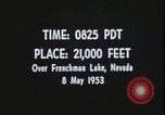 Image of nuclear test Nevada USA, 1953, second 46 stock footage video 65675078726