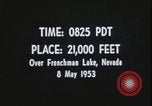 Image of nuclear test Nevada USA, 1953, second 47 stock footage video 65675078726