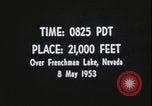Image of nuclear test Nevada USA, 1953, second 49 stock footage video 65675078726