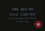Image of nuclear test Nevada USA, 1953, second 50 stock footage video 65675078726