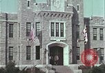 Image of police car rural road United States USA, 1964, second 5 stock footage video 65675078748