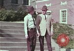 Image of police car rural road United States USA, 1964, second 25 stock footage video 65675078748