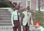 Image of police car rural road United States USA, 1964, second 27 stock footage video 65675078748
