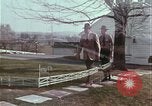 Image of police car rural road United States USA, 1964, second 59 stock footage video 65675078748
