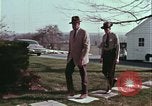 Image of police car rural road United States USA, 1964, second 61 stock footage video 65675078748