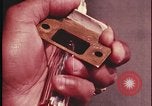 Image of crime evidence gathered examined United States USA, 1970, second 41 stock footage video 65675078754