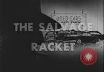 Image of stolen car doctored for sale Silver Spring Maryland USA, 1956, second 17 stock footage video 65675078756