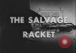 Image of stolen car doctored for sale Silver Spring Maryland USA, 1956, second 21 stock footage video 65675078756