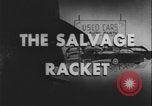Image of stolen car doctored for sale Silver Spring Maryland USA, 1956, second 22 stock footage video 65675078756