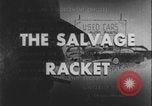 Image of stolen car doctored for sale Silver Spring Maryland USA, 1956, second 23 stock footage video 65675078756