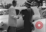 Image of car dealer alerts FBI stolen automobile Maryland United States USA, 1956, second 7 stock footage video 65675078757