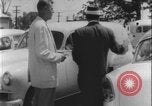Image of car dealer alerts FBI stolen automobile Maryland United States USA, 1956, second 8 stock footage video 65675078757