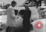 Image of car dealer alerts FBI stolen automobile Maryland United States USA, 1956, second 19 stock footage video 65675078757