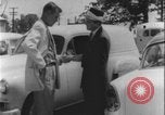 Image of car dealer alerts FBI stolen automobile Maryland United States USA, 1956, second 20 stock footage video 65675078757