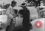 Image of car dealer alerts FBI stolen automobile Maryland United States USA, 1956, second 21 stock footage video 65675078757