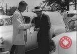 Image of car dealer alerts FBI stolen automobile Maryland United States USA, 1956, second 22 stock footage video 65675078757
