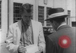 Image of car dealer alerts FBI stolen automobile Maryland United States USA, 1956, second 24 stock footage video 65675078757