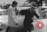 Image of car dealer alerts FBI stolen automobile Maryland United States USA, 1956, second 29 stock footage video 65675078757