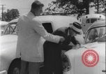 Image of car dealer alerts FBI stolen automobile Maryland United States USA, 1956, second 33 stock footage video 65675078757