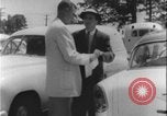 Image of car dealer alerts FBI stolen automobile Maryland United States USA, 1956, second 38 stock footage video 65675078757