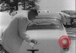 Image of car dealer alerts FBI stolen automobile Maryland United States USA, 1956, second 43 stock footage video 65675078757