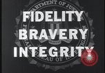 Standbild Studenten der FBI-Akademie schwören Quantico VA USA, 1959, aus Sekunde 9 historischem Filmmaterial Videoclip 65675078759