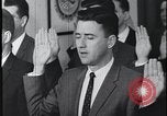 Standbild Studenten der FBI-Akademie schwören Quantico VA USA, 1959, aus Sekunde 12 historischem Filmmaterial Videoclip 65675078759
