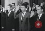 Standbild Studenten der FBI-Akademie schwören Quantico VA USA, 1959, aus Sekunde 26 historischem Filmmaterial Videoclip 65675078759
