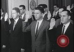 Standbild Studenten der FBI-Akademie schwören Quantico VA USA, 1959, aus Sekunde 38 historischem Filmmaterial Videoclip 65675078759