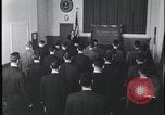 Standbild Studenten der FBI-Akademie schwören Quantico VA USA, 1959, aus Sekunde 51 historischem Filmmaterial Videoclip 65675078759