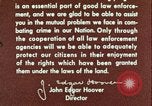 Image of police shootout with robber Washington DC USA, 1967, second 37 stock footage video 65675078768