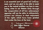 Image of police shootout with robber Washington DC USA, 1967, second 42 stock footage video 65675078768