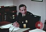 Image of police chief press conference United States USA, 1967, second 6 stock footage video 65675078774