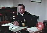 Image of police chief press conference United States USA, 1967, second 7 stock footage video 65675078774