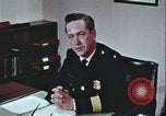 Image of police chief press conference United States USA, 1967, second 26 stock footage video 65675078774