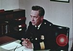 Image of police chief press conference United States USA, 1967, second 27 stock footage video 65675078774