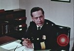 Image of police chief press conference United States USA, 1967, second 28 stock footage video 65675078774
