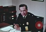 Image of police chief press conference United States USA, 1967, second 29 stock footage video 65675078774